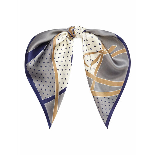 фото Платок eleganzza,53х53 см, голубой, фиолетовый