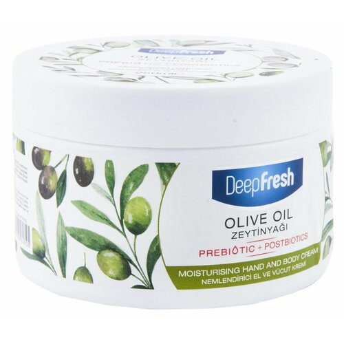 Крем для рук и тела Deep Fresh Оливковое масло увлажняющий 250мл 1шт 747₽