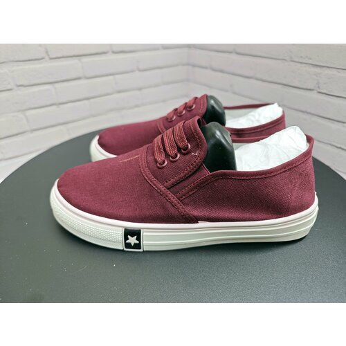 фото Мокасины sonandgod, размер 41, бордовый