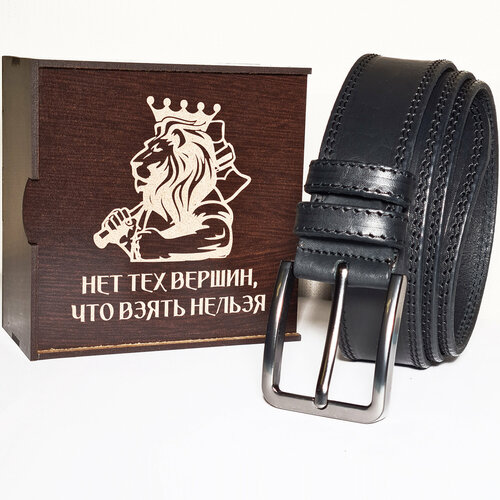 фото Ремень remenn, размер 125, черный