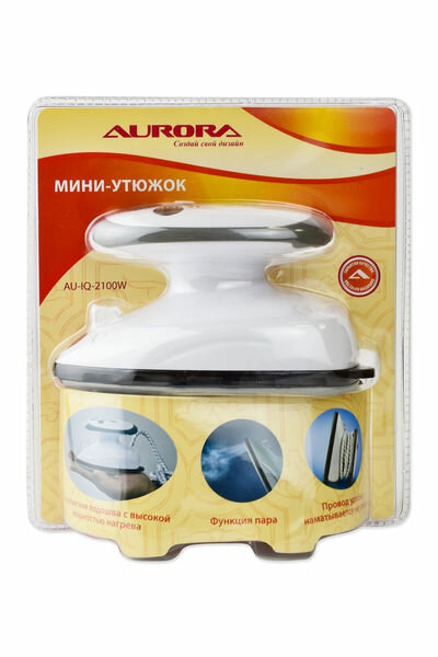 AURORA AU-IQ-2100W Дорожный мини-утюг