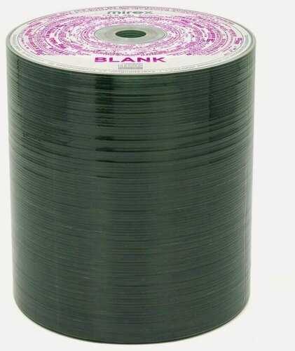 Изображение товара Диск Mirex CD-R, 700Mb, 48x, Blank, термопленка, 100 шт, Printable (UL120030A8T)