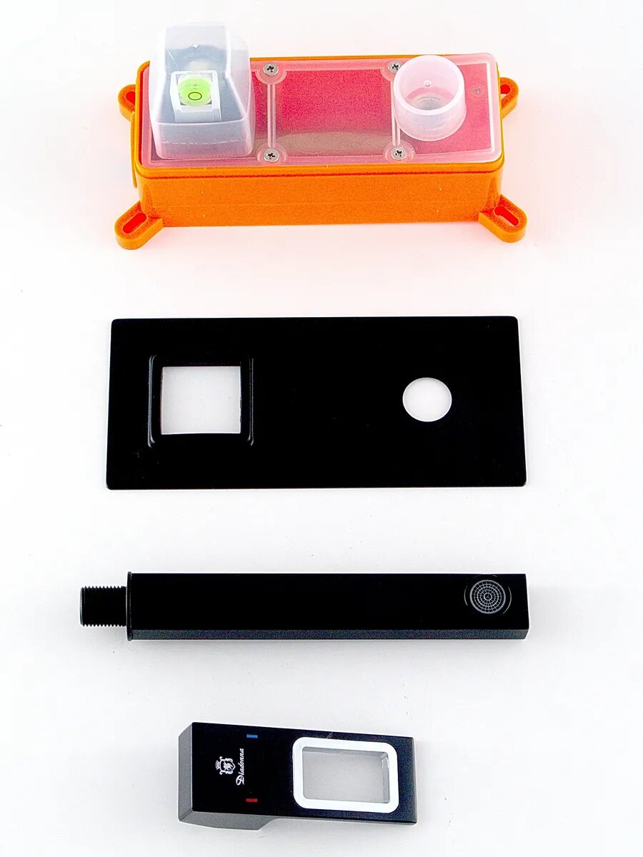 Смеситель для раковины Diadonna, встраиваемый, латунь, черный — фото 1