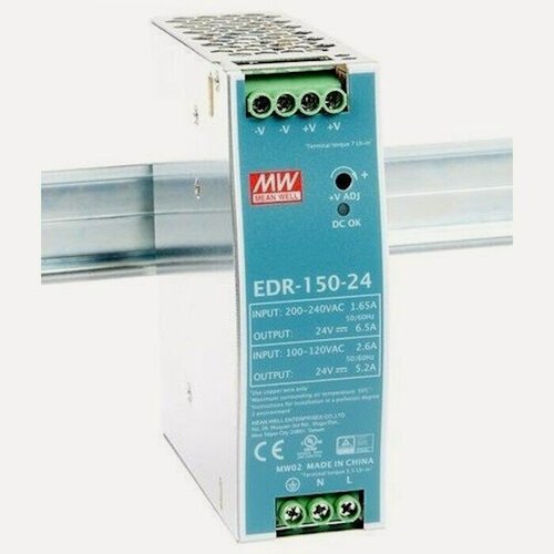 Изображение товара Источник питания AC/DC Mean Well EDR-150-24