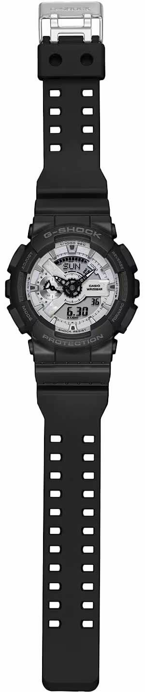 Наручные часы CASIO, черный, белый — фото 1