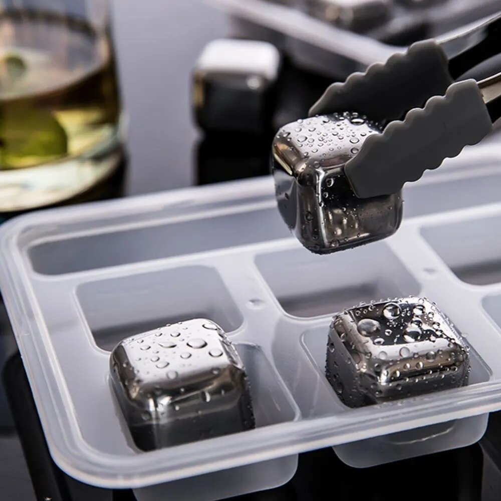 Охлаждающие камни для виски Circle Joy Ice Cubes (CJ-BK02), 6 шт