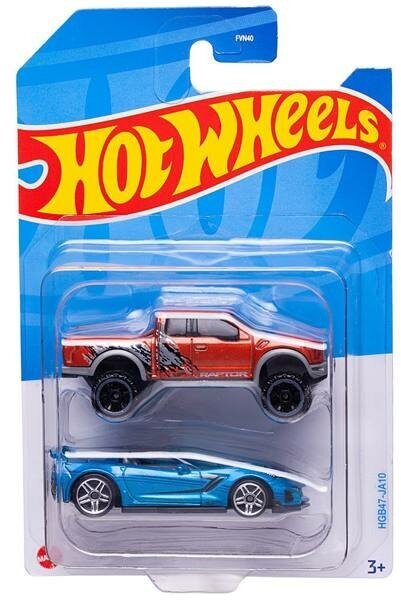 Набор машинок Mattel Hot Wheels упаковка из 2-х штук №17