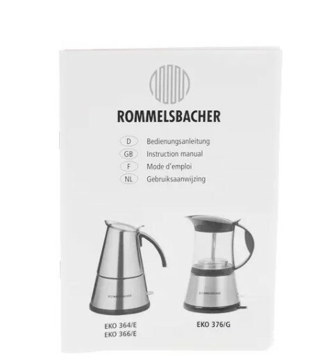 Кофеварка гейзерная Rommelsbacher - фото №15