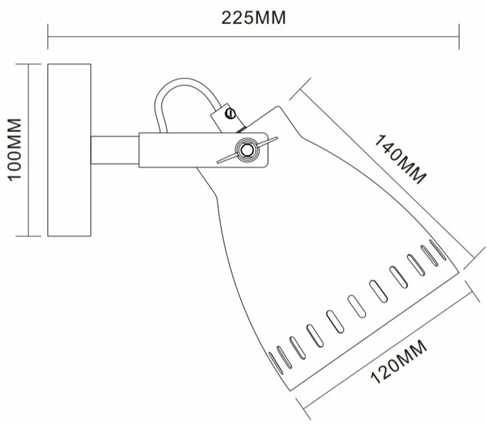 Светильник настенный Camelion WML-428-1 New York С30 хром - фотография № 7