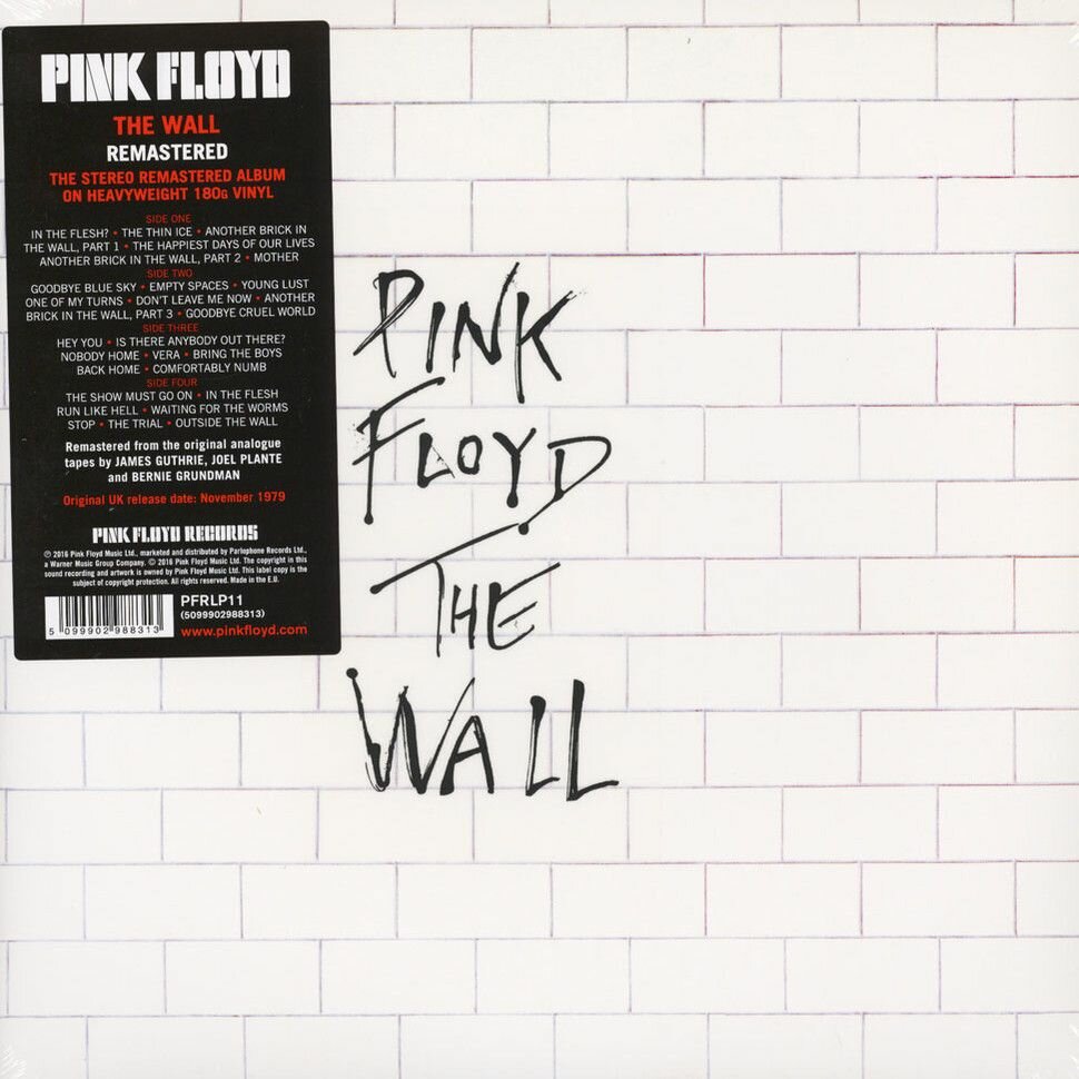 Пластинка виниловая Pink Floyd "The Wall" 2LP