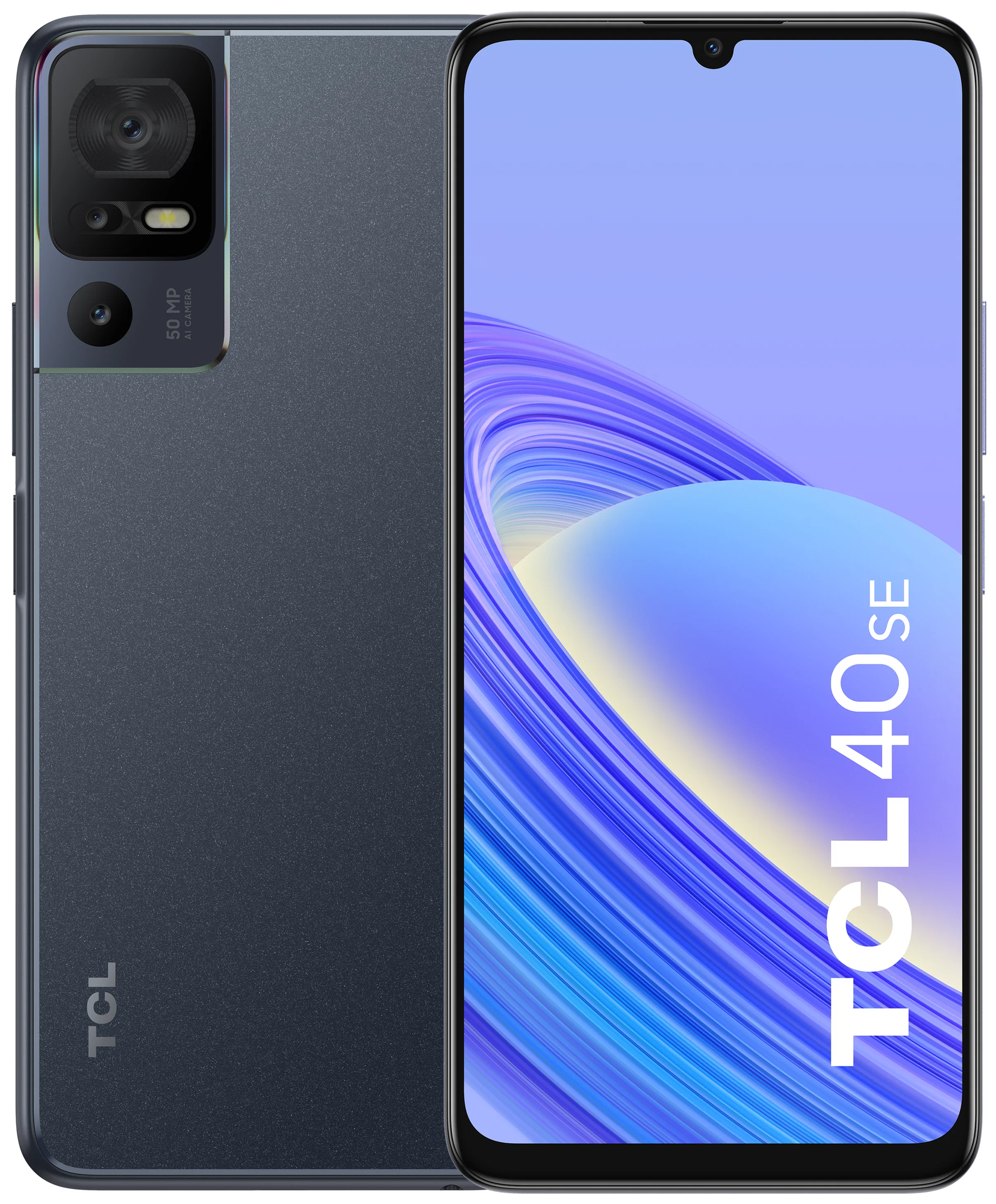 Смартфон TCL 40SE_Dark Grey 6+256 T610K серый