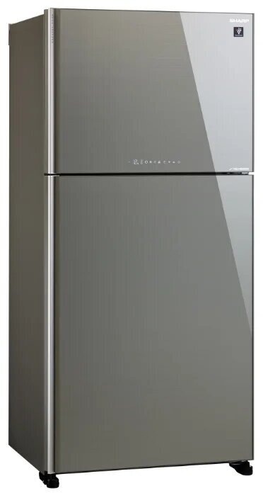 Холодильник с верхней морозильной камерой Широкий Sharp - фото №16