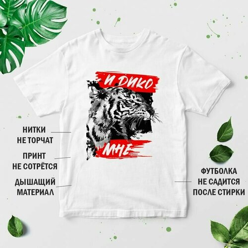 фото Футболка, размер 2xl, белый нет бренда