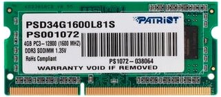 Лучшие Оперативная память DDR3L 4 Гб 1600 МГц