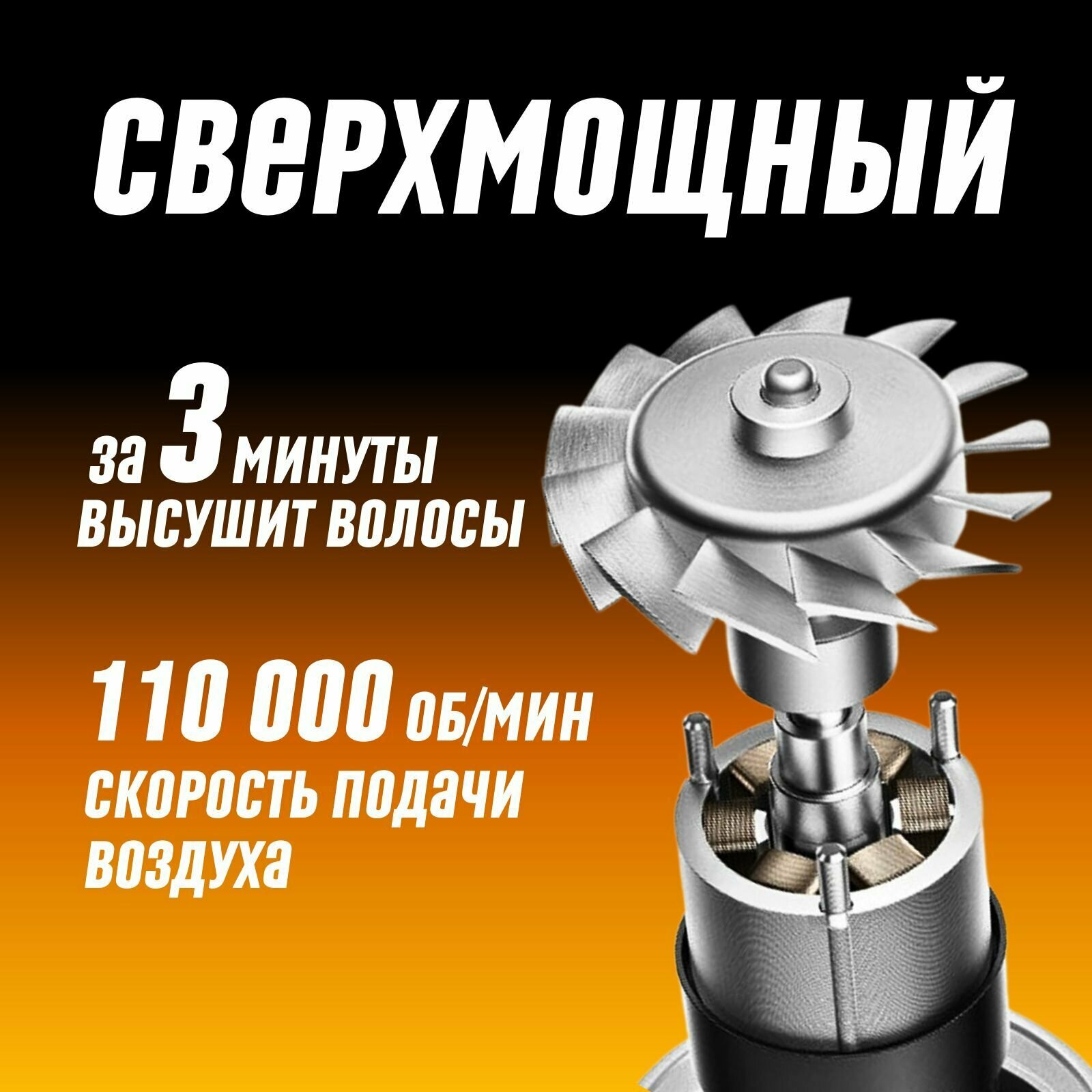 Изображение Фен для волос Xiaomi Mijia Dryer H501, White