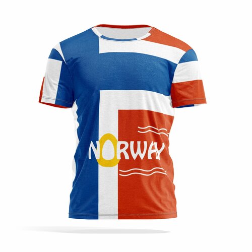 фото Футболка panin brand, размер s, белый, бирюзовый