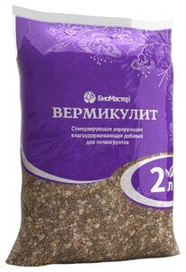 <b>Вермикулит</b> Биомастер <b>Вермикулит</b> - это пористый природный минерал из группы гидрослюд, образующийся <b>в</b>