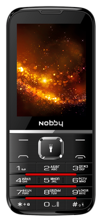 Телефон Nobby 310, 2 SIM, черный / серый