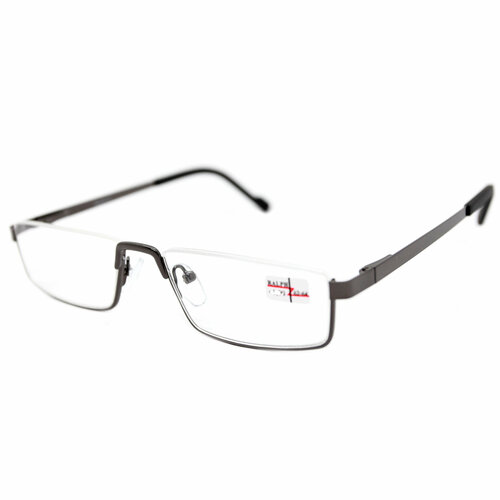 Готовые очки женские половинки (+3.75) без футляра, RALPH 0650 C2, линза пластик, цвет серый, РЦ 62-64