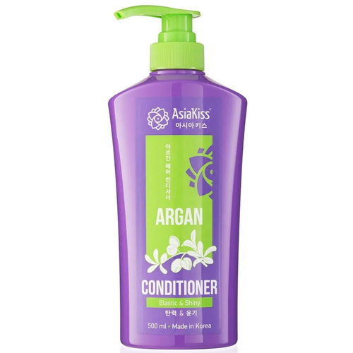 AsiaKiss Argan Conditioner Elastic  & Shiny Кондиционер для волос с маслом арганы Эластичность и блеск 500 мл