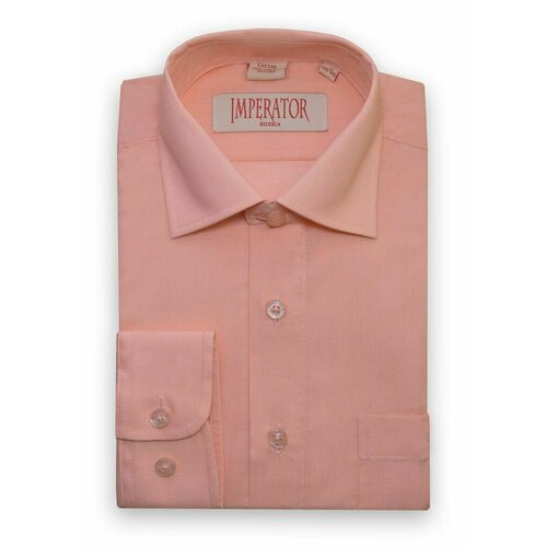 фото Рубашка imperator, размер 37 ворот/170-176, коралловый