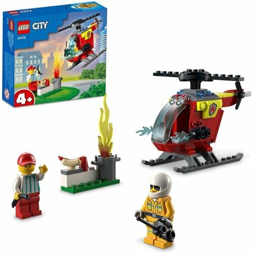 Конструктор LEGO  City 60318 Пожарный вертолёт