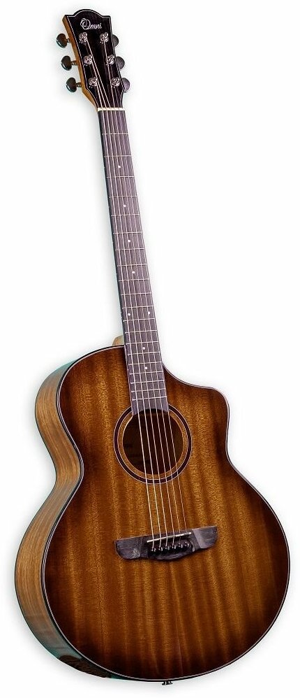 Omni SCE-12 B1G RT электроакустическая гитара, мини-джамбо, цвет санберст