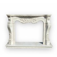 Мраморный портал/ Мраморный портал для камина/ Мраморный камин Continental Versalles White