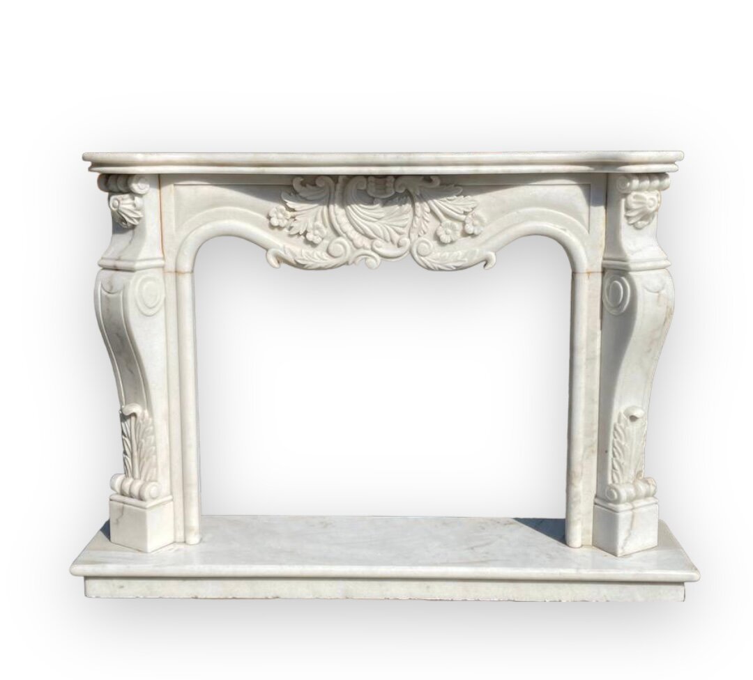 Мраморный портал/ Мраморный портал для камина/ Мраморный камин Continental Versalles White - фотография № 1
