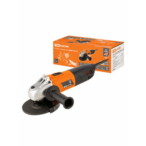 Угловая шлифмашина УШМ 710125 мощ 710 Вт диск 125 мм 11000 обмин шнур 3 м Рубин TDM 364400₽