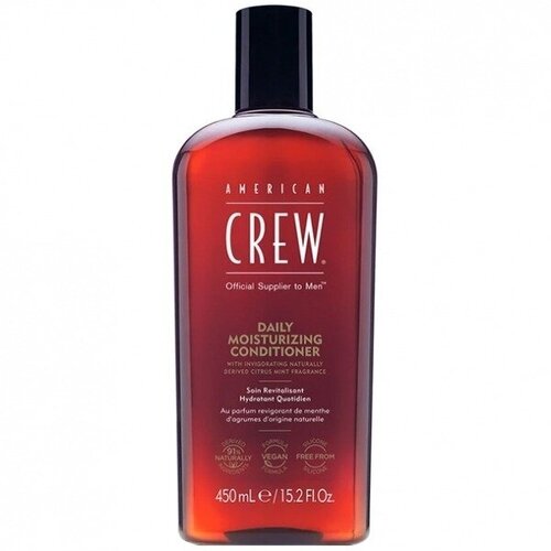 American Crew Daily Moisturizing Conditioner Ежедневный увлажняющий кондиционер, 450мл. кондиционер для волос american crew кондиционер ежедневный увлажняющий daily moisturizing shampoo