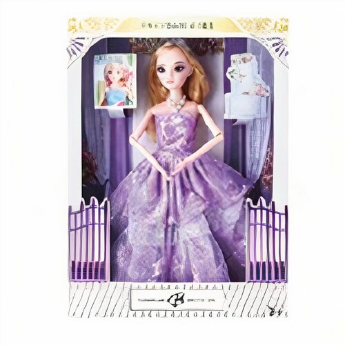 Кукла в бальном платье кукла 29см шарнирная в бальном платье dx415