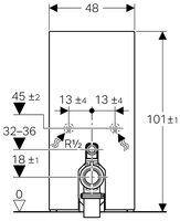 Рамная инсталляция GEBERIT 131.001.SJ.1 Monolith Premium черный