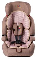 Автокресло группа 1/2/3 (9-36 кг) Liko Baby LB-515 кирпичный/лен