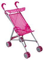 Прогулочная коляска Buggy Boom Mixy 8003 розовый/разноцветные кружки