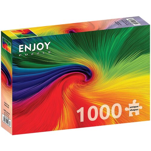 Пазл Enjoy 1000 деталей: Вращающаяся радуга