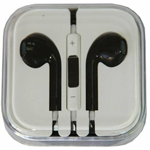 Гарнитура 3.5 iPhone EarPods (MD827ZM) в блистере <черный>