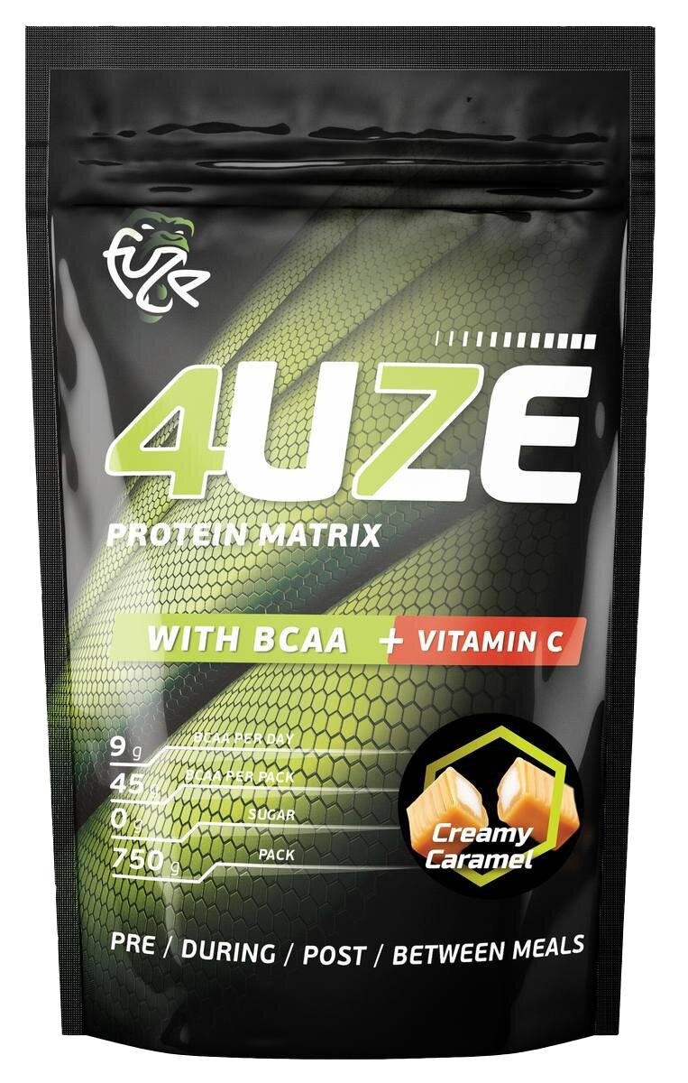 Мультикомпонентный Протеин Fuze Protein Matrix + BCAA 750г, Сливочная карамель