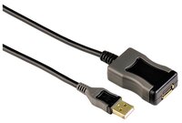 Удлинитель HAMA USB - USB (00078482) 5 м черный
