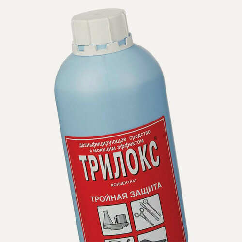 Изображение товара Средство дезинфицирующее для любых поверхностей концентрат 1 л, трилокс, с моющим эффектом, ДТ-1К