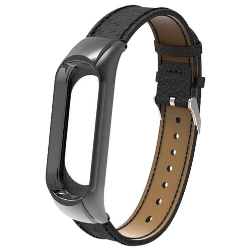 Кожаный ремешок Xiaomi Mi Band 3 красный