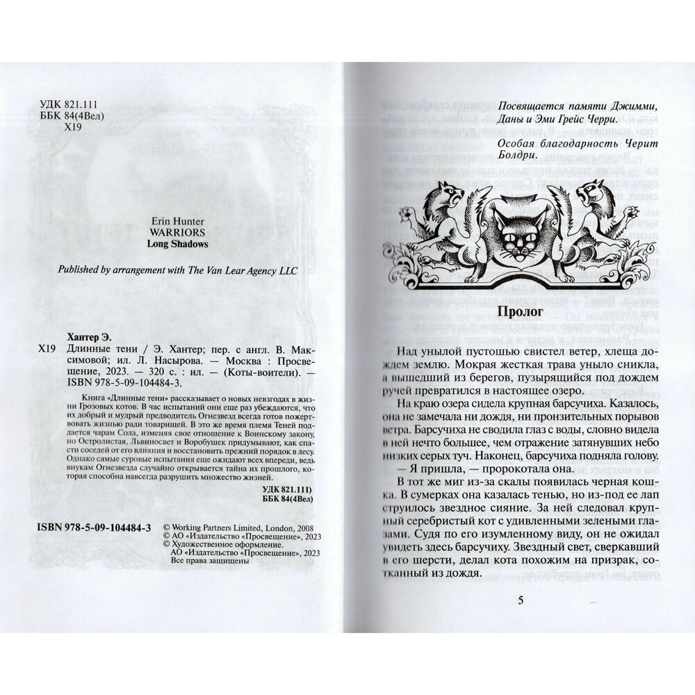 Книга Коты-воители. Длинные тени - фото №5