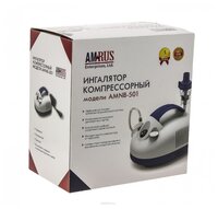 Компрессорный ингалятор (небулайзер) Amrus AMNB-501 белый/синий