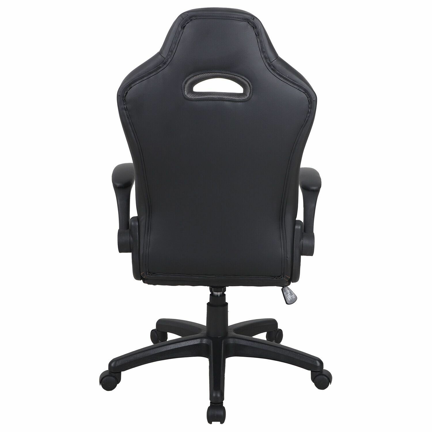 Кресло компьютерное BRABIX "Skill GM-005", откидные подлокотники, экокожа, черное/оранжевое, 532495 - фотография № 16
