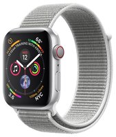 Часы Apple Watch Series 4 GPS + Cellular 44mm Aluminum Case with Sport Loop серый космос/черный