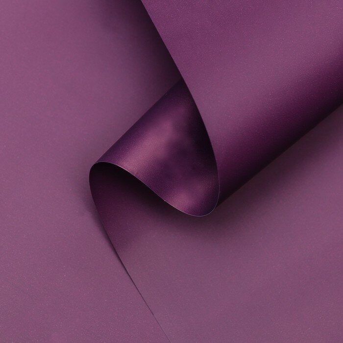 Пленка для цветов тонированная матовая красный пурпур 05 х 10 м ±1 см 65 мкм