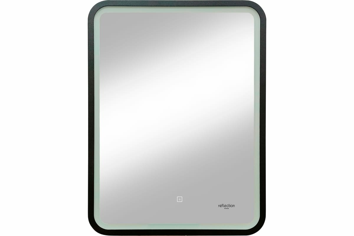 Зеркало для ванной с LED подсветкой, сенсором Reflection Happy 600х800 RF4919HP - фотография № 7