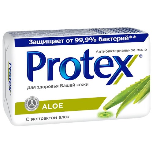 фото Мыло кусковое Protex Aloe антибактериальное, 90 г
