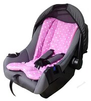 Матрас для автокресла PROTECTION BABY MINI Color+ зеленый-горох