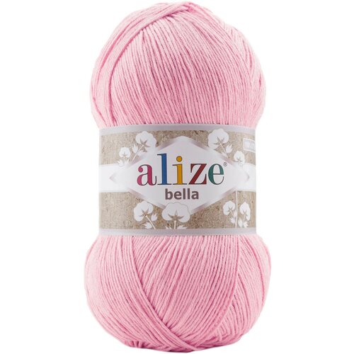 Пряжа Alize Bella (100% хлопок) 100 гр, 360 м, 32 розовый , 1 моток